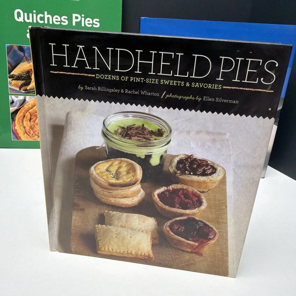 PIES Lot of 3 Pie Cookbooks Recipes Pies, Handheld Pies, Quiches Pies & Tarts